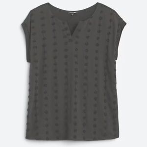 Women's Black Textured Top